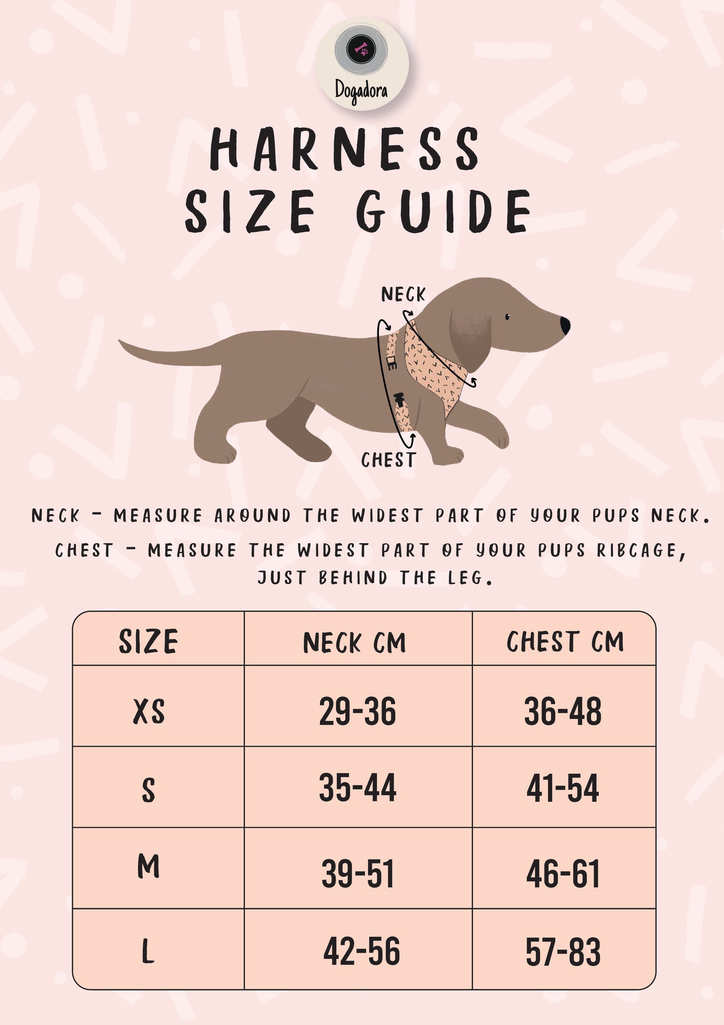 Hugs N Kisses Adjustable Dog Harness