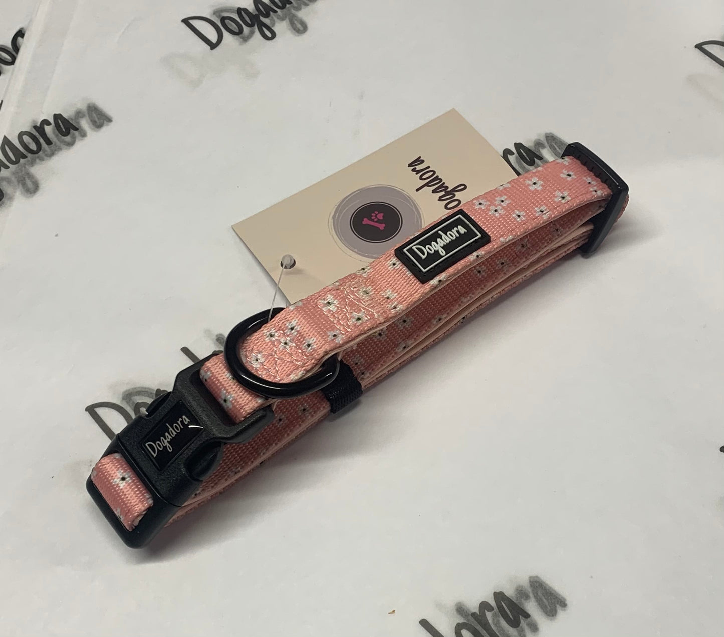 Pink Blossom Dog Collar