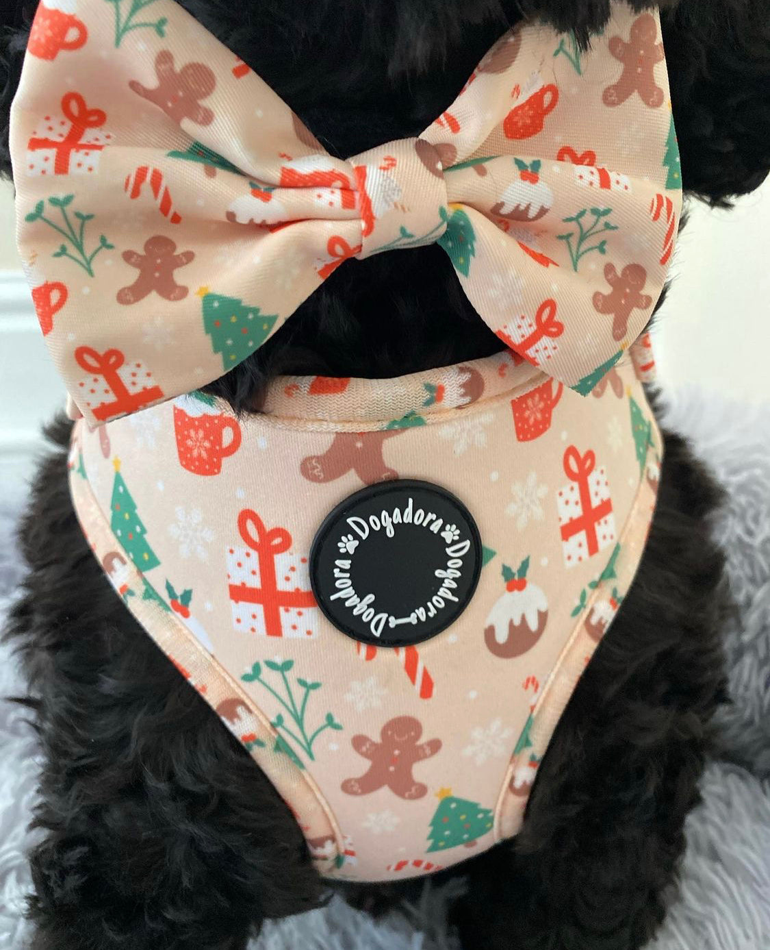 Feeling Festive fully adjustable dog harness