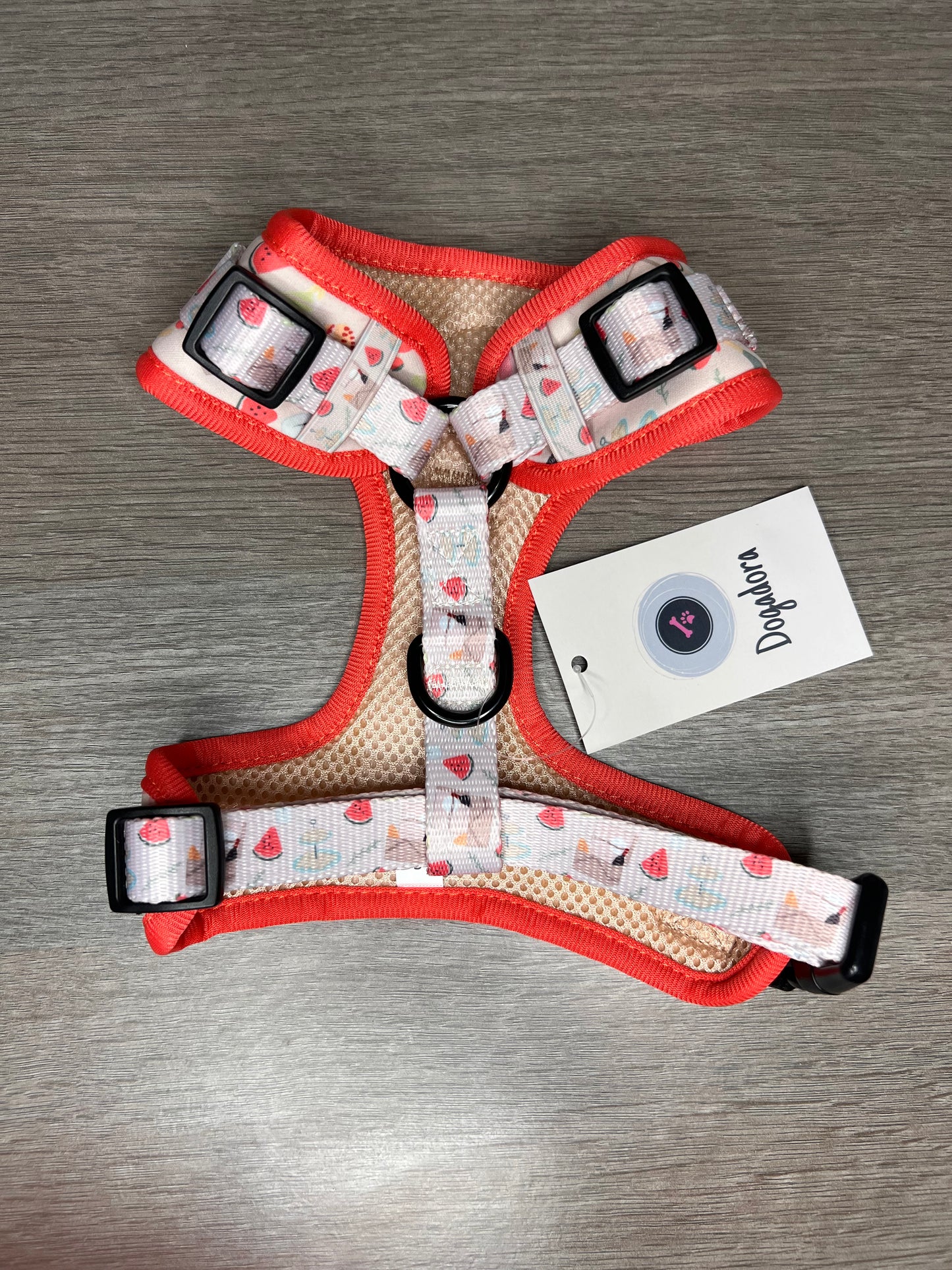 Picnics & Pawsecco Fully Adjustable Dog Harness